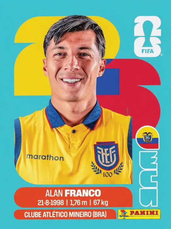 Figurinha ECU10 — Equador