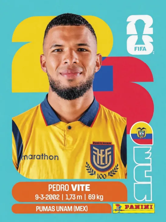 Figurinha ECU12 — Equador