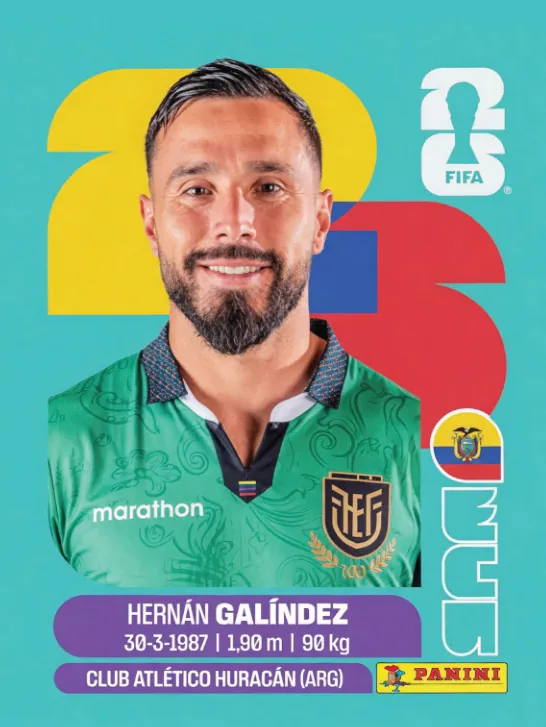 Figurinha ECU2 — Equador