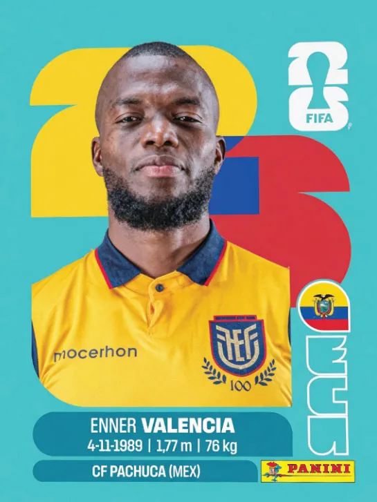 Figurinha ECU20 — Equador