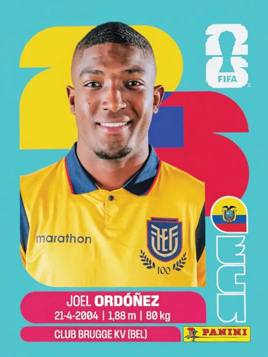 Figurinha ECU8 — Equador