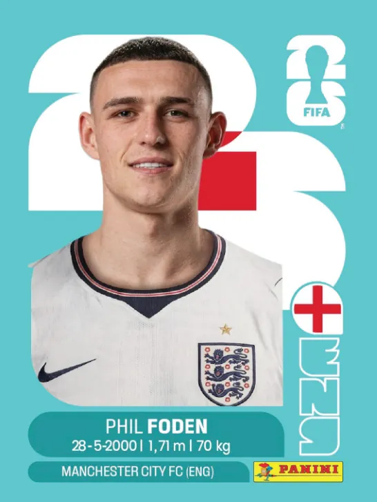 Figurinha ENG16 — Inglaterra