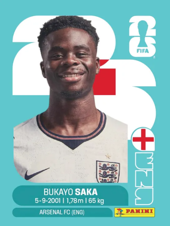 Figurinha ENG17 — Inglaterra