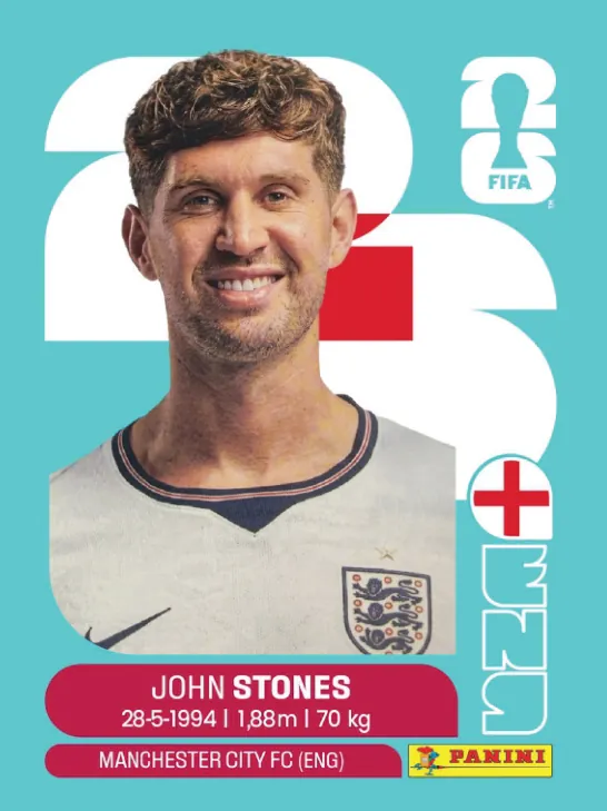 Figurinha ENG3 — Inglaterra