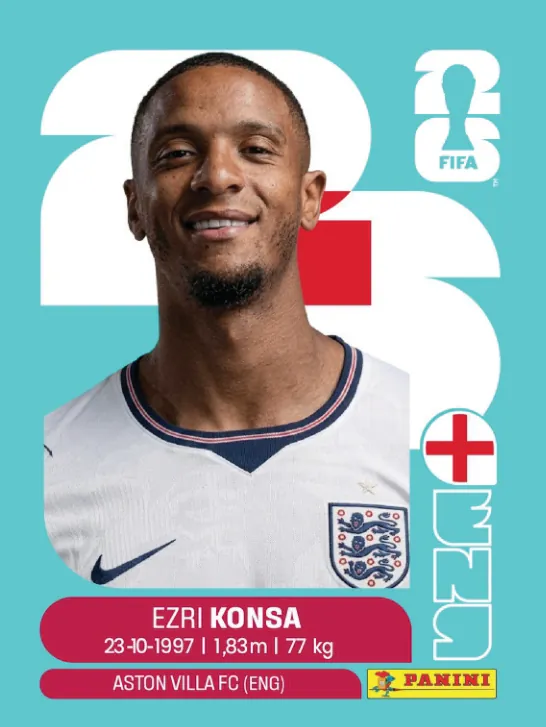 Figurinha ENG5 — Inglaterra