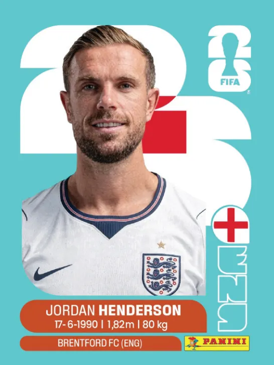 Figurinha ENG9 — Inglaterra