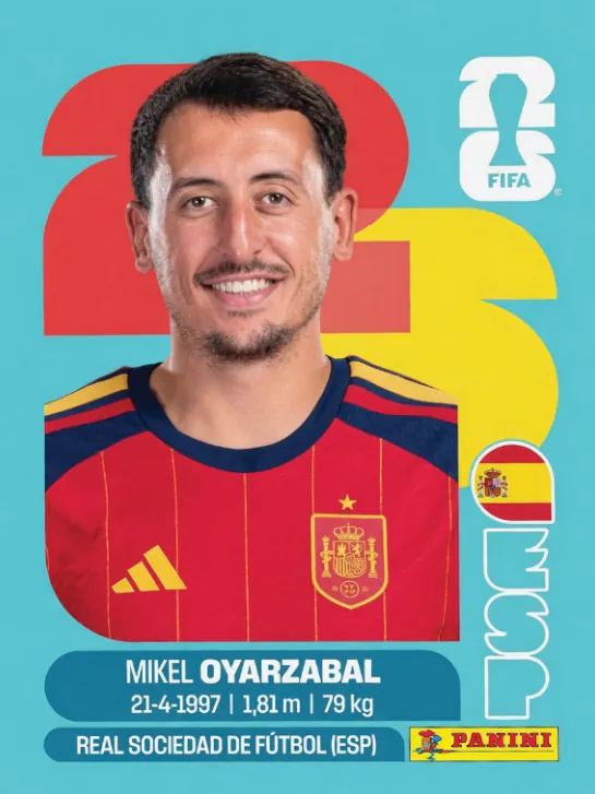 Figurinha ESP20 — Espanha