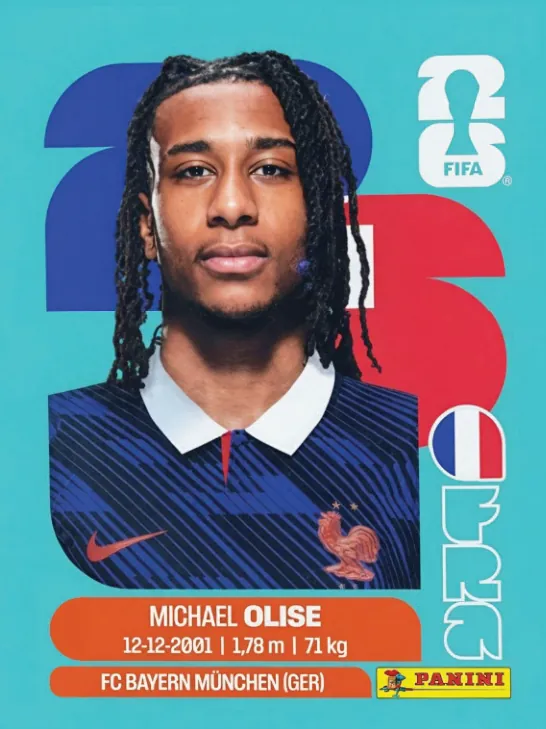 Figurinha FRA14 — França