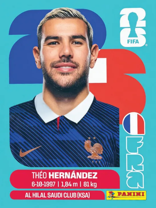 Figurinha FRA3 — França