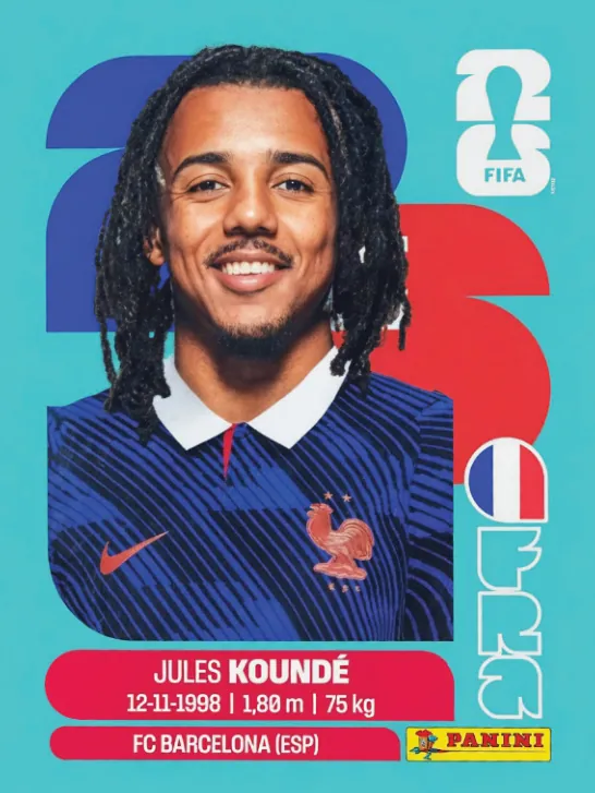 Figurinha FRA5 — França