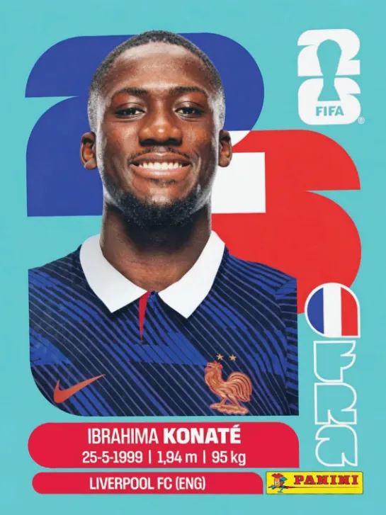 Figurinha FRA6 — França