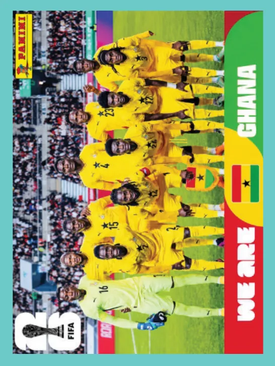 Figurinha GHA13 — Gana