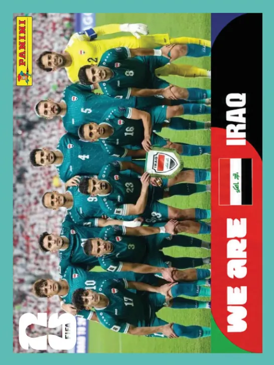 Figurinha IRQ13 — Iraque