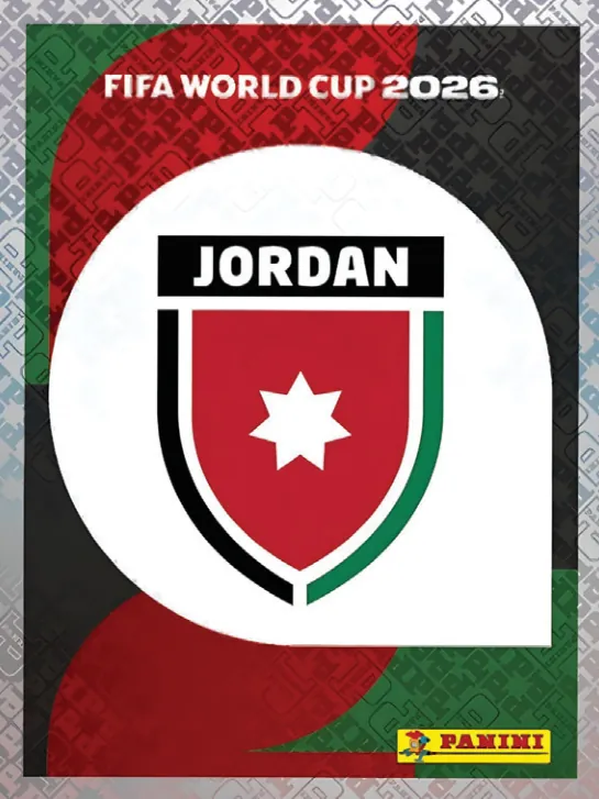 Figurinha JOR1 — Jordânia