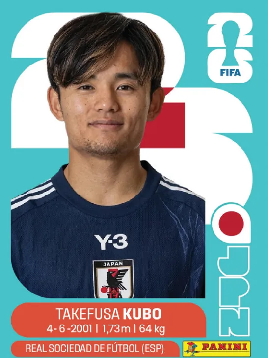 Figurinha JPN12 — Japão