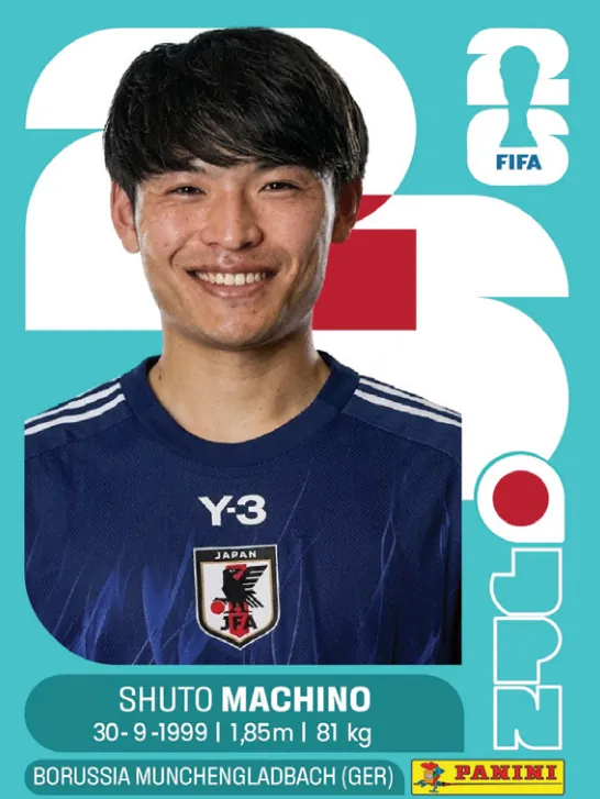 Figurinha JPN17 — Japão