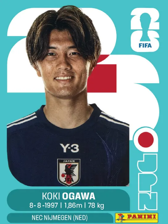 Figurinha JPN19 — Japão