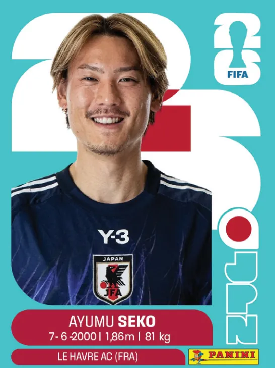 Figurinha JPN4 — Japão