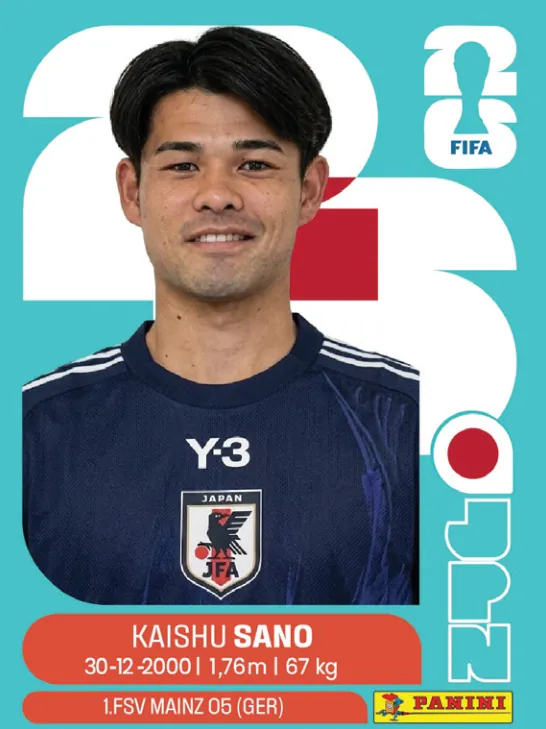 Figurinha JPN8 — Japão