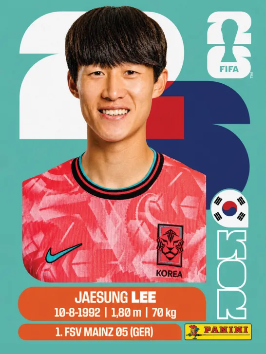 Figurinha KOR10 — Coreia do Sul