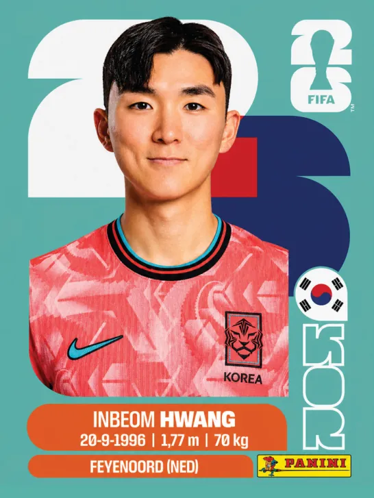 Figurinha KOR11 — Coreia do Sul