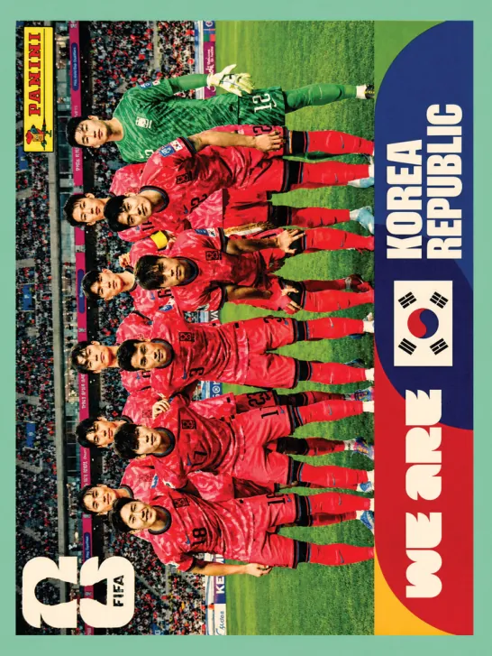 Figurinha KOR13 — Coreia do Sul