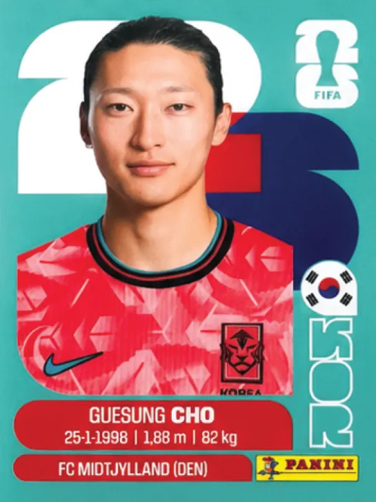 Figurinha KOR17 — Coreia do Sul