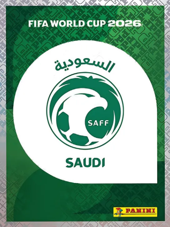 Figurinha KSA1 — Arábia Saudita