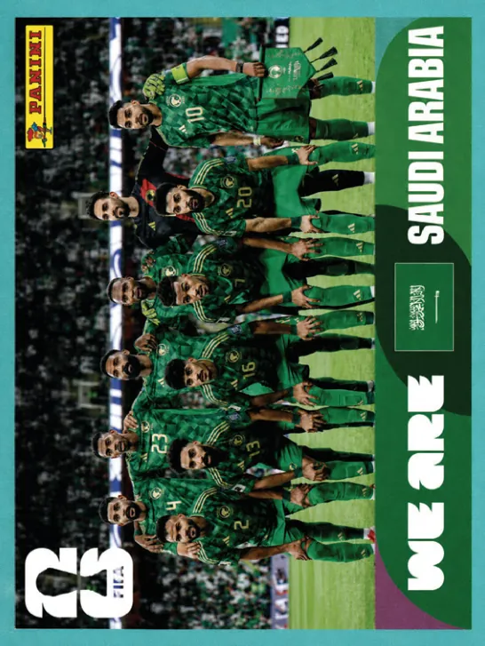 Figurinha KSA13 — Arábia Saudita