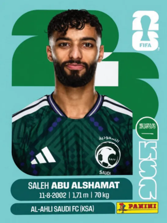Figurinha KSA14 — Arábia Saudita