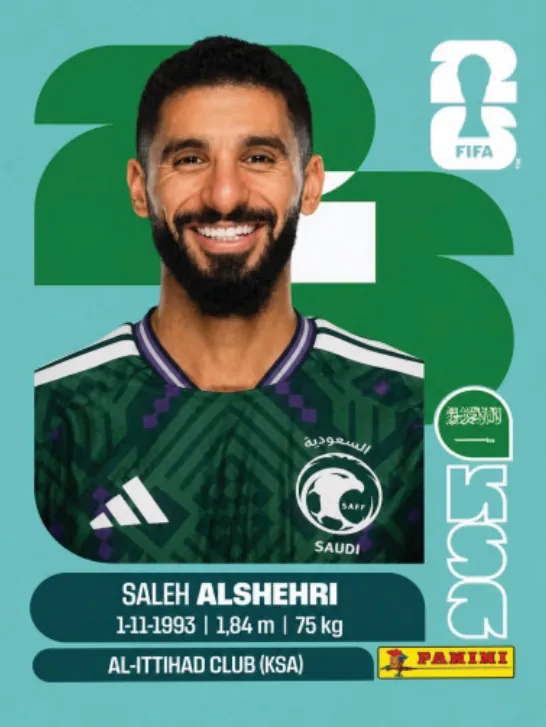 Figurinha KSA19 — Arábia Saudita