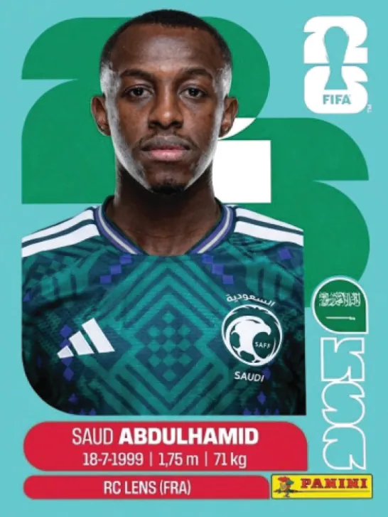 Figurinha KSA4 — Arábia Saudita