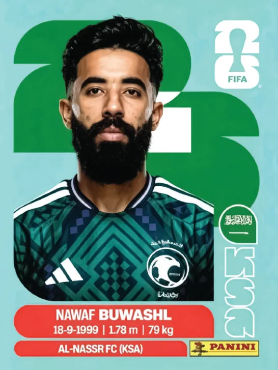 Figurinha KSA5 — Arábia Saudita