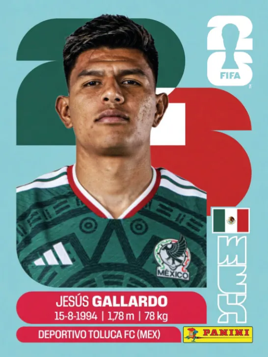 Figurinha MEX6 — México