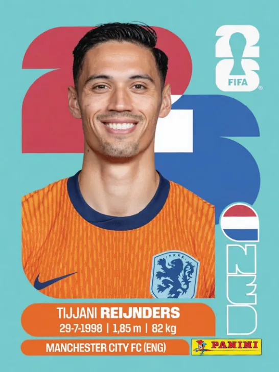Figurinha NED10 — Holanda