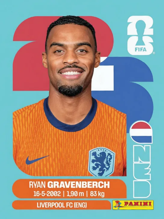 Figurinha NED11 — Holanda