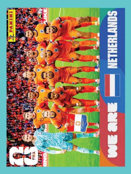 Figurinha NED13 — Holanda