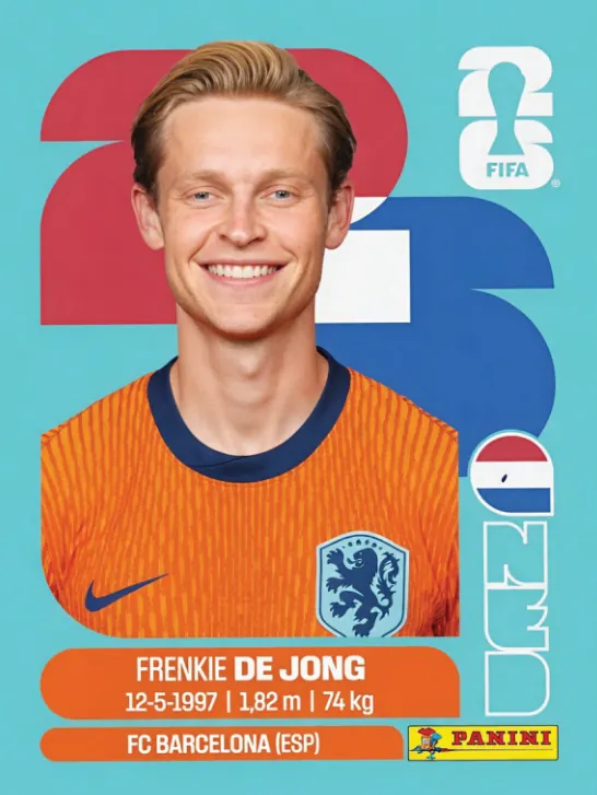 Figurinha NED14 — Holanda