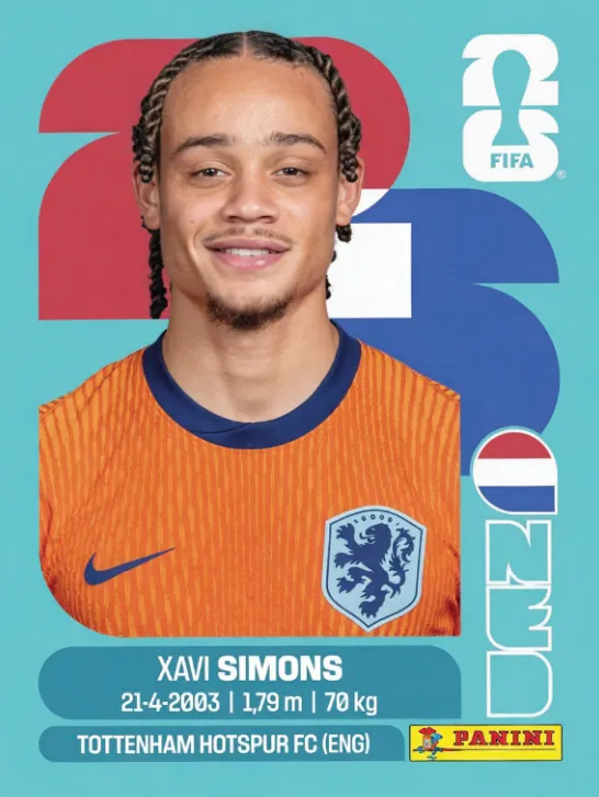 Figurinha NED15 — Holanda