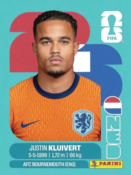 Figurinha NED16 — Holanda