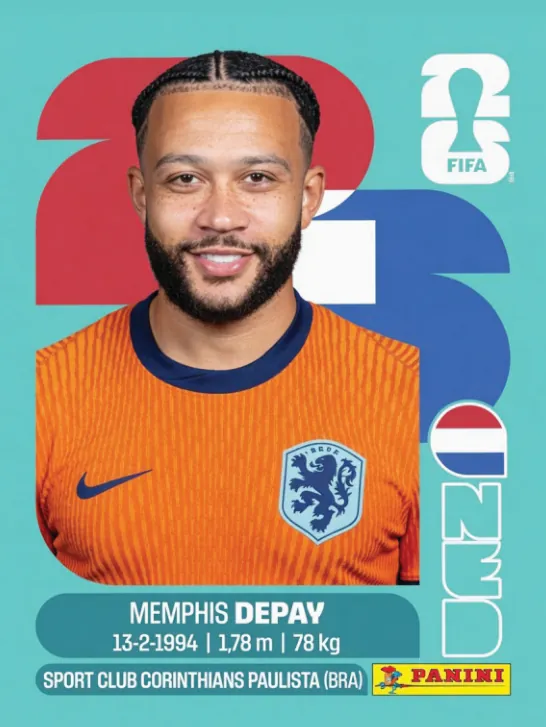 Figurinha NED17 — Holanda