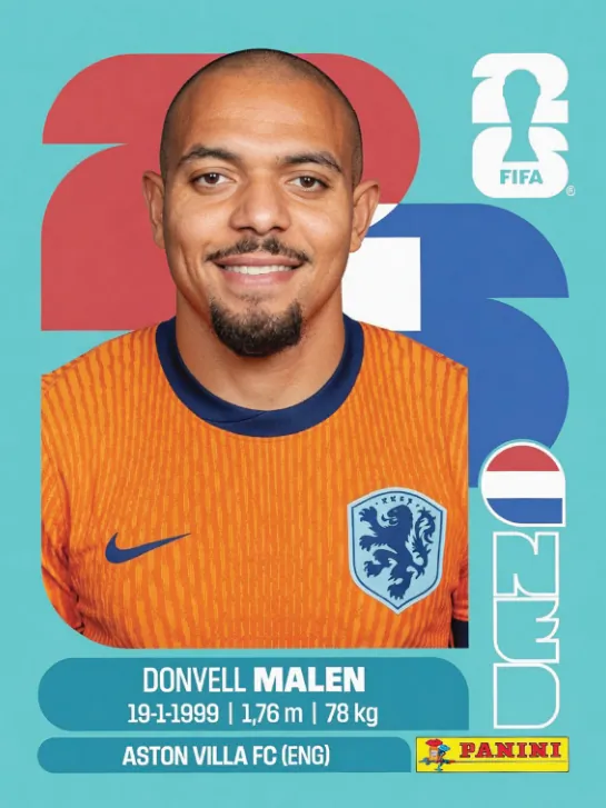 Figurinha NED18 — Holanda