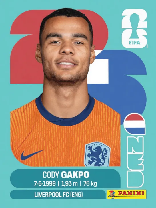 Figurinha NED20 — Holanda