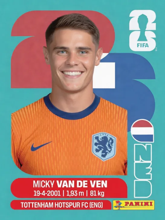 Figurinha NED4 — Holanda