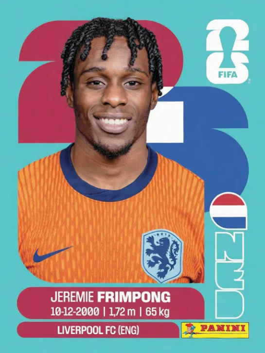 Figurinha NED8 — Holanda
