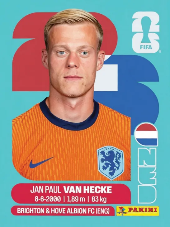 Figurinha NED9 — Holanda
