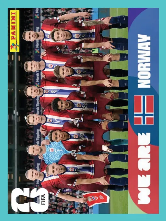 Figurinha NOR13 — Noruega