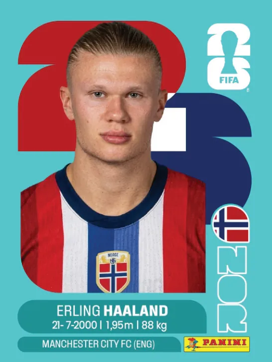 Figurinha NOR15 — Noruega
