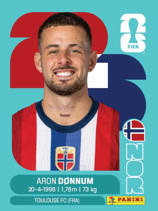 Figurinha NOR17 — Noruega