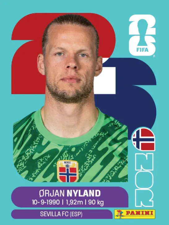 Figurinha NOR2 — Noruega